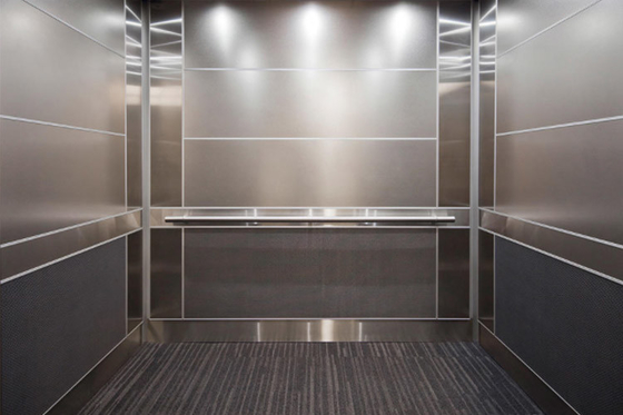 China Metallic Luster Stainless Steel Elevator Panels Strong Reflection Sound Insulation supplier