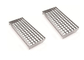 Easy Maintenance Stainless Steel Floor Grilles , Stable Metal Driveway Drainage Grates supplier