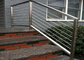 Low Hardness Stainless Steel Pipe Railing , Steel Pipe Handrail For Bridge / Road / Factory supplier