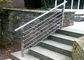 High Flatness Stainless Steel Railing / Stainless Steel Stair Handrail For Exhibition Center supplier