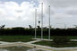 Anti Rust Electric Flag Pole With Electromechanical Integrated Flagpole Driven Movement supplier